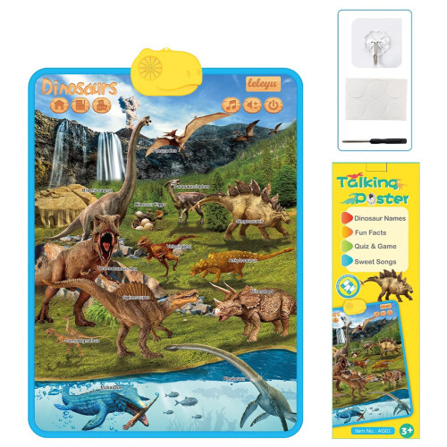 Affiche sonore interactive d'apprentissage de l'anglais-AG01