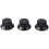 3 STÜCKE Potentiometer Drehknöpfe Ton 1