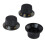 3 STÜCKE Potentiometer Drehknöpfe Ton 9