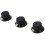 3 STÜCKE Potentiometer Drehknöpfe Ton 4