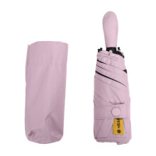 Ombrello pieghevole con manico ad anello, ombrello da viaggio compatto per donna, protezione UV, resistente al vento, parasole da esterno, ombrello