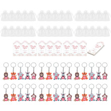 Collection de 30 porte-clés pendentifs pour fête de bébé