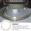 4Pcs Glass Turntable Rings For Microwave Oven Base Bracket 11