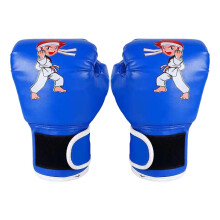 Kinder Kickboxing gloves, Punching gloves for , breathable, 17 x 25 cm, black, red