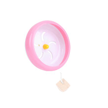 18 Cm Laufrad Für Hamster Und Mäuse Mit Halter In Pink
