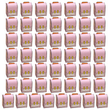 Boîtes à bonbons en papier pour bonbons et chocolat, 50-Rose