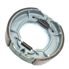 Motorcycle brake shoes Motorcycle W/Springs Rear Brake Shoe Parts For Yamaha YFM125 For Grizzly 125 2004 Gray