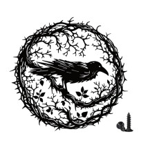 Mur rond en métal, décoration murale en fer, oiseau, ornement,