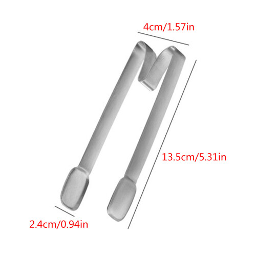 Ensemble de 3 petites pinces de service en acier inoxydable 304, 2