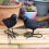 Modèles de corbeau réalistes, ensemble de 2 figurines d'oiseaux 2