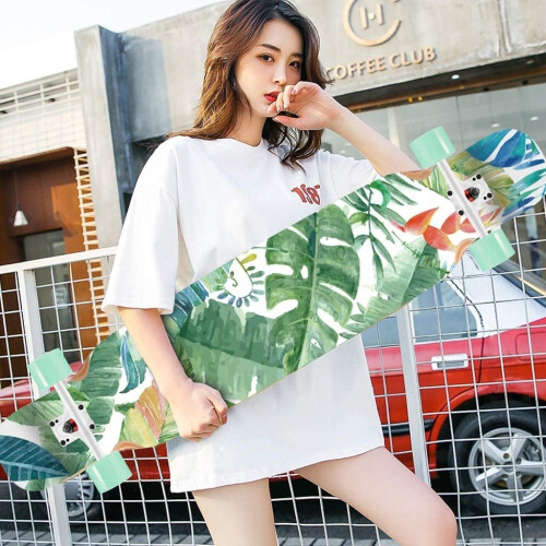 Complete Pro 47 Inch Skateboard 9 Levels Maple Longboard Double Kick Concave Ref: 4321