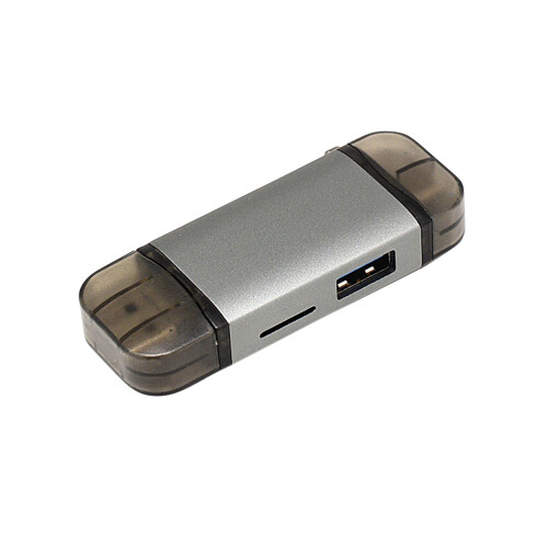 6 in 1 type-c otg reader sd tf usb for computer phone laptop camera