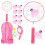 Badminton Set Rosa 17,1x8,9x1,4 Zoll 10