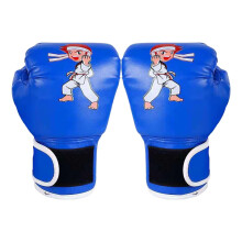KinderBoxhandschuhe, bequeme und schtzende Passform blau
