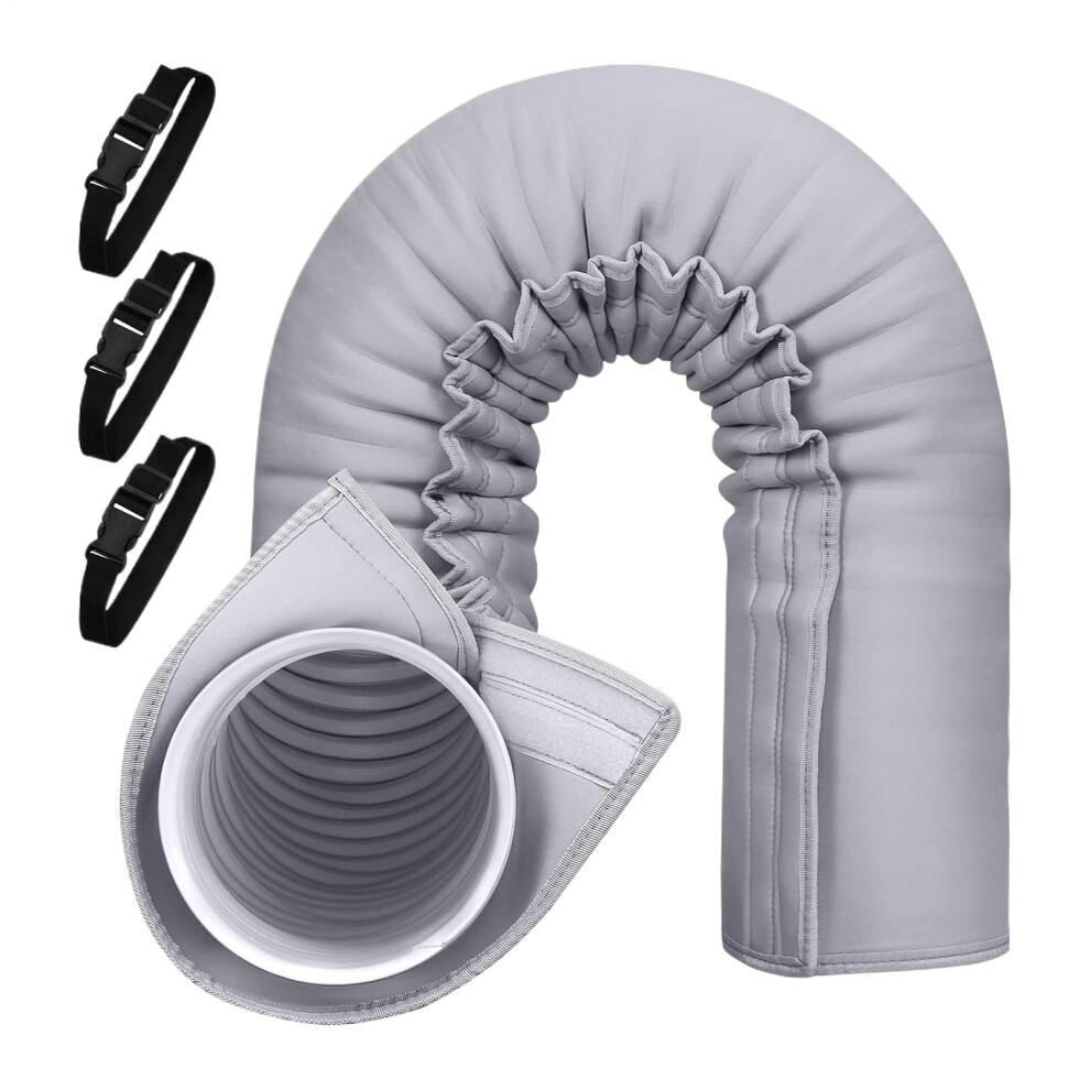 Ac Hose Insulation Sleeve Insulated Flexible Duct Sleeve Fits 5.9 Inch Od And 5 Inch Vent Pipe Vent Wall 9119770024756