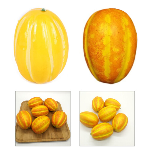 Fruits de melons de simulation de cantaloup artificiel-Type A 2
