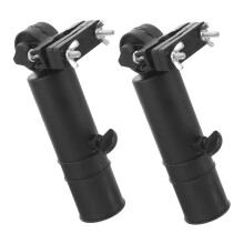 2 pieces golf cart umbrella holder adjustable umbrella clip for golf cart sturdy umbrella stand portable for windy conditions