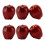 6pcs Realistic Artificial Redness Delicious Simulation Fruit 1