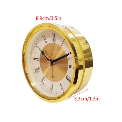 Decorative Round Clock Insert with Roman Numerals, 89mm Movement 2