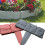Lawn Edging Border PP Hellgrau 20 Flexible Elemente 2