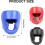 Head protection Boxing Sparring Training Adjustable Padded Head protection Cheeks Forehead Black 5