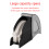 Delicate Coffee Filter Paper Storage Box Acrylic-Black 7