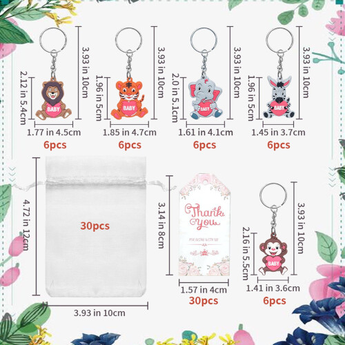 Efficient  Animal Keychains Pendant Funny Animal Keychain 2