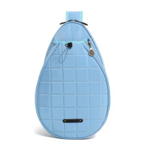 Shoulder bag for tennis racket with fashionable designs for outdoor sports enthusiasts