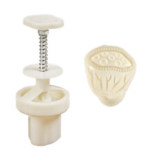 Beautiful Hand Press Pastries Making Molds Convenient-Lotus pod
