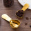 2Pcs Stainless Steel Measuring Spoons Replacement Coffee-Gold 7