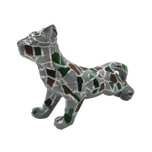 Crawling Cat Figurines Handmade Animal Statue Decorations
