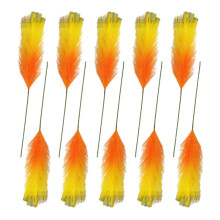 Wedding Simulated Artificial Pampas Grass Decors-Sunset red