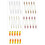 Wedding Simulated Artificial Pampas Grass Decors-Sunset red 2