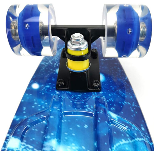 22' Skateboard Flashing Wheel Fish Skate Board blue Ref: 2478 1