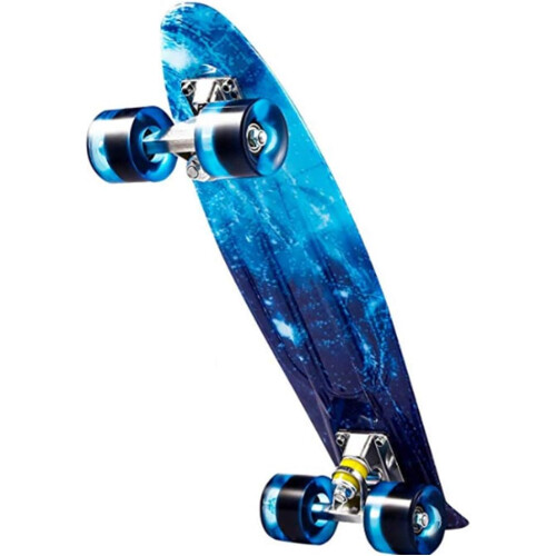 22' Skateboard Flashing Wheel Fish Skate Board blue Ref: 2478 2