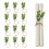 6/12Pcs  Rustics Leaf Napkin Buckle Simple Elegant-6 pack 3