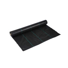 Weed Suppressant Membrane 90 g/m2 Weed Barrier Fabric Water Permeable Cover For Raised Beds 65m Long 0.7m Wide