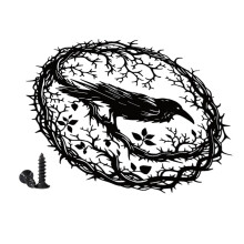 Iron Bird Wall Decors Artistic Metal Wall Decorations Home Iron