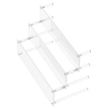 Praktische opbergplank Helder acryl displaystandaard voor