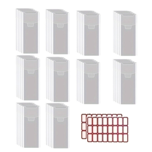 Sac de rangement transparent pour-Style vertical 10x24cm