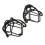 Paar Spring Ice Crampon Schuhüberzüge 13