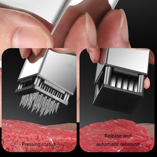 Steel Meat Hammer Convenient Double Side Meat Tenderizer-Style2 2