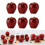 6pcs Artificial Redness Delicious Realistic Artificial Fruit 2