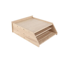 Bat house for outdoor use, Handcrafted, Weatherproof bat box, Double chambers, Easy to tall bat shelter set (Wood).