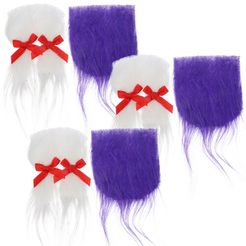6 Sets Handgemachte Vorgeschnittene Gnome Kunstfell 2