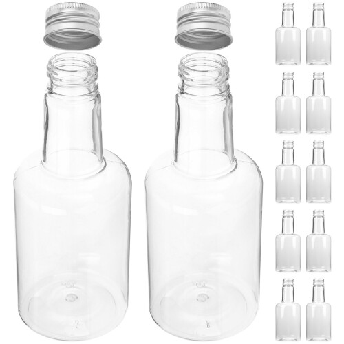 12Stück Leere Saftflasche Getränkeflasche Kaltgetränkeflasche 1