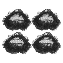 4Stk Haarknoten Netze Ballerina Formnetz Für Tanz Langes Haar