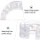 2 Auto Stoßdämpfer Dämpfungspads Transparent Halter 10