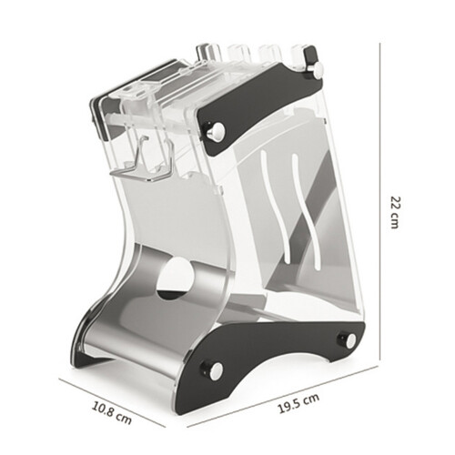 Multi Slots Küchenblock Transparent Halter 1