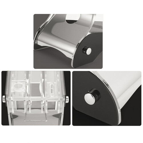 Multi Slots Küchenblock Transparent Halter 2